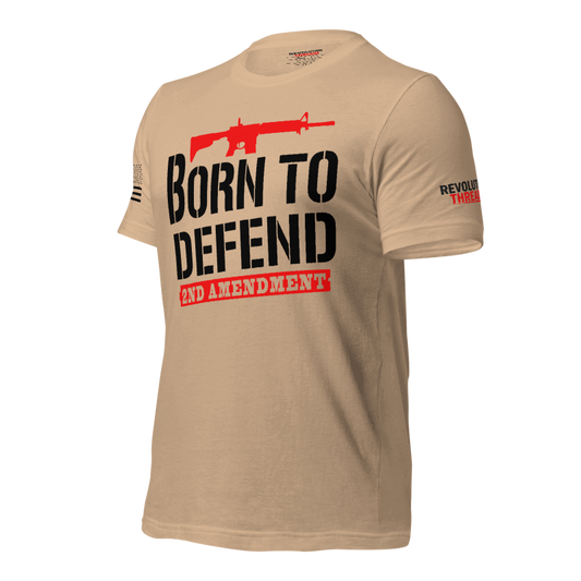 Born To Defend T-Shirt - Second Amendment AR-15 Graphic Tee