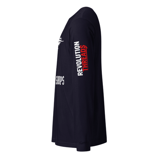 Burn The Ships Long Sleeve T-Shirt - No Retreat Tactical Operator Graphic