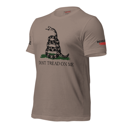 Don't Tread On Me T-Shirt - Gadsden Flag Rattlesnake Graphic Tee