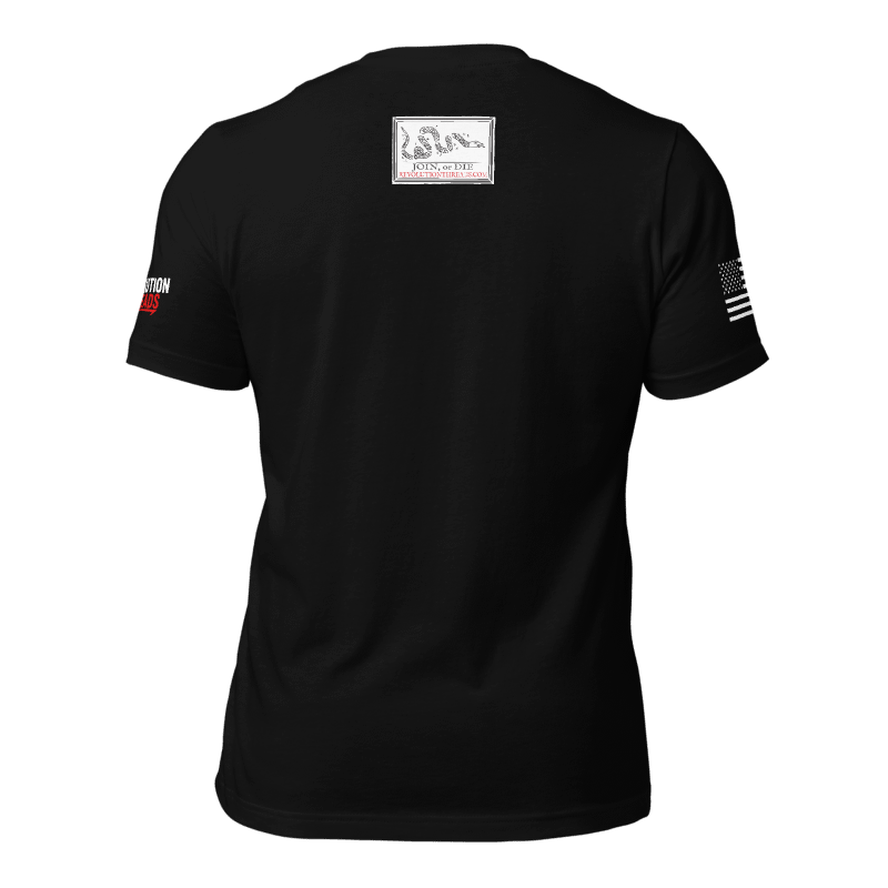 1776 Rebellion T-Shirt - Minuteman & "Tyranny Becomes Law" Statement Tee