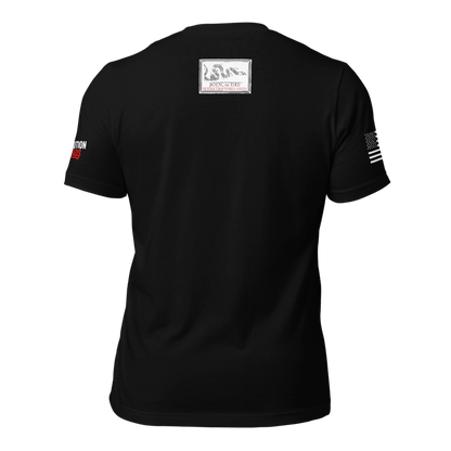 1776 Rebellion T-Shirt - Minuteman & "Tyranny Becomes Law" Statement Tee