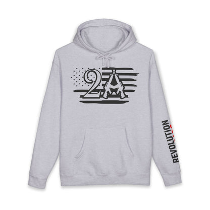 2A Flag Premium Hoodie - Second Amendment Crossed Rifles Sweatshirt