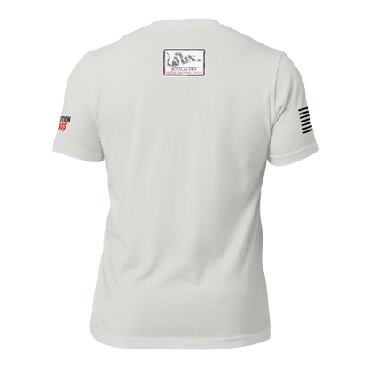 2A Flag T-Shirt - Second Amendment Crossed Rifles Patriotic Tee