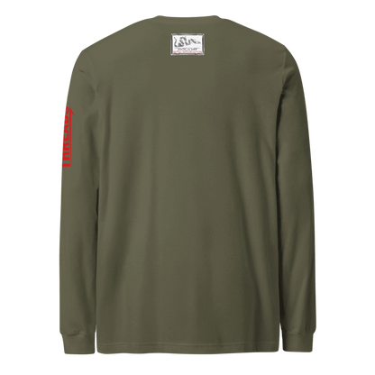 2nd Amendment Long Sleeve T-Shirt - Distressed 2A Rifle Graphic Tee