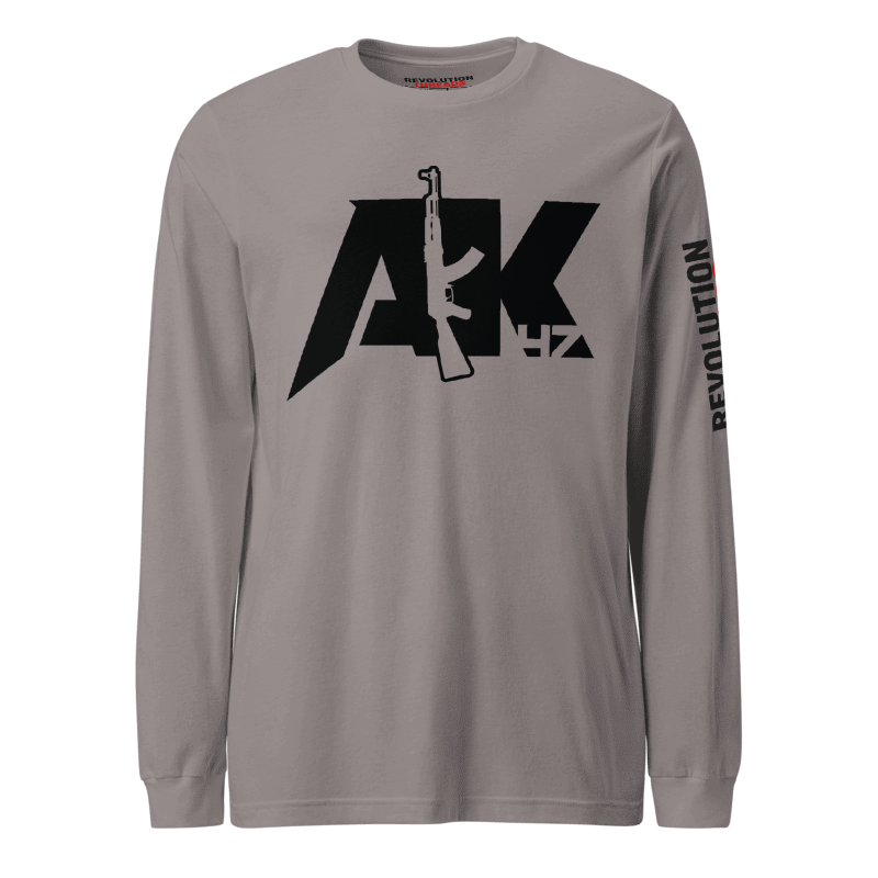 AK-47 Rifle Long Sleeve T-Shirt - Second Amendment Gun Rights Gear
