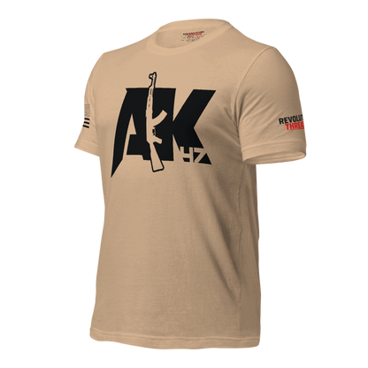 AK-47 Rifle T-Shirt - Second Amendment Gun Rights Graphic Tee