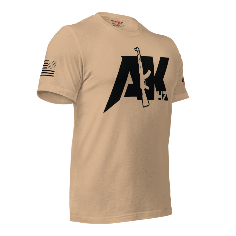 AK-47 Rifle T-Shirt - Second Amendment Gun Rights Graphic Tee