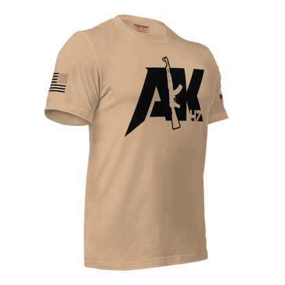 AK-47 Rifle T-Shirt - Second Amendment Gun Rights Graphic Tee