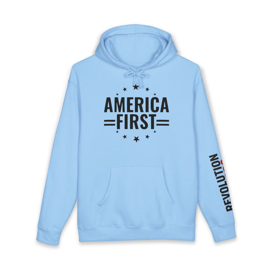 America First Constitutional Hoodie - Defend Liberty Tactical Pullover