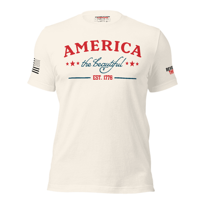 America The Beautiful Statement Tee - Liberty & Constitutional Pride Apparel