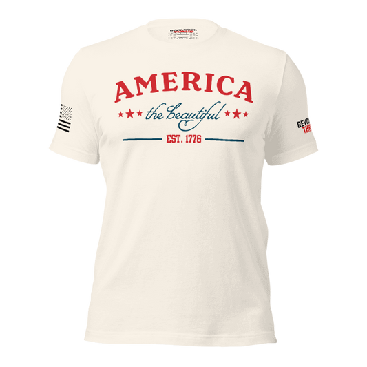 America The Beautiful Statement Tee - Liberty & Constitutional Pride Apparel