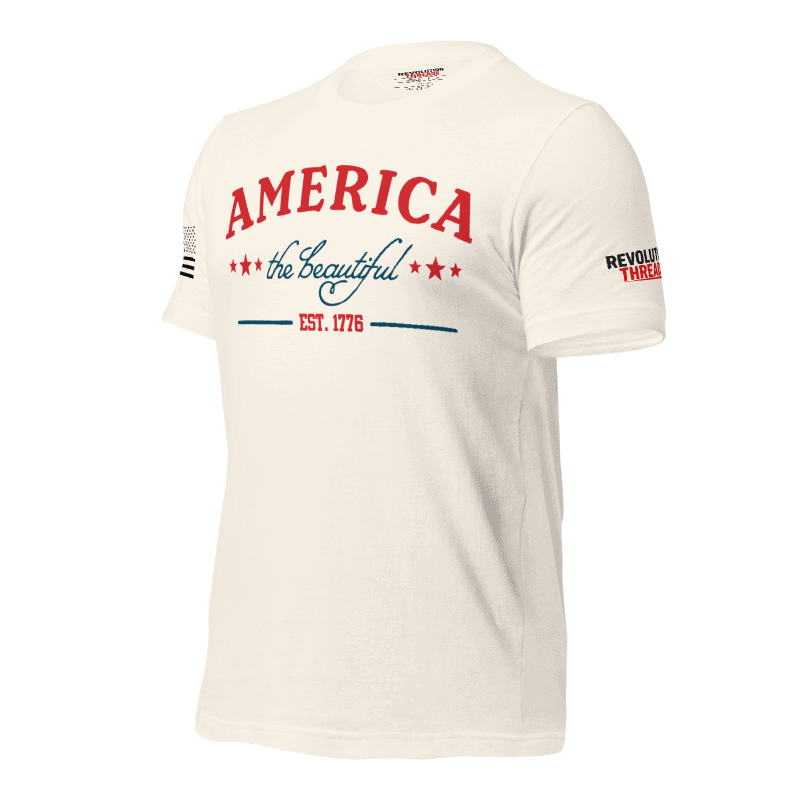 America The Beautiful Statement Tee - Liberty & Constitutional Pride Apparel