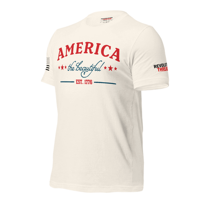 America The Beautiful Statement Tee - Liberty & Constitutional Pride Apparel