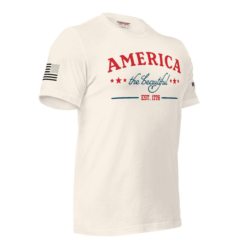 America The Beautiful Statement Tee - Liberty & Constitutional Pride Apparel