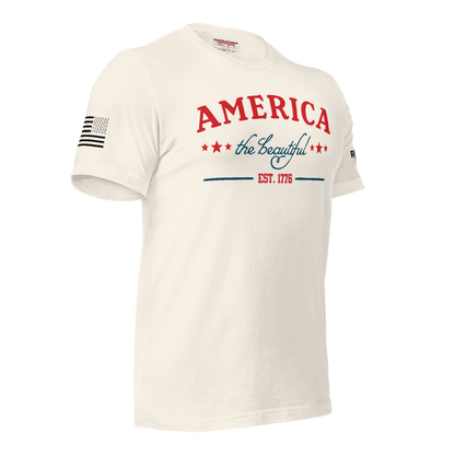 America The Beautiful Statement Tee - Liberty & Constitutional Pride Apparel