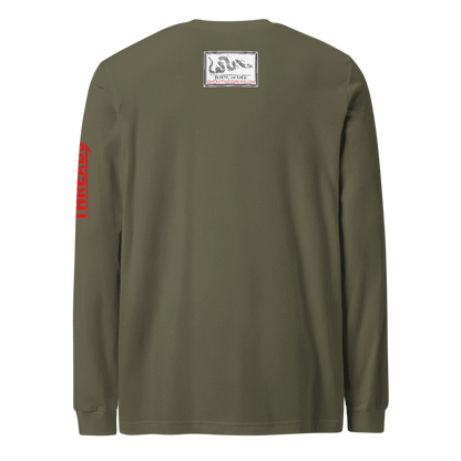 American Freedom Long Sleeve T-Shirt - Patriotic Eagle, Liberty Bell Graphic Tee