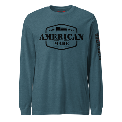 American Made Statement Long Sleeve Tee - Constitutional Pride Apparel