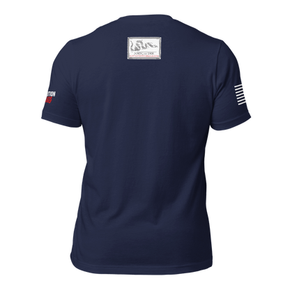 American Patriot T-Shirt - Defend Liberty Flag and Eagle Graphic Tee