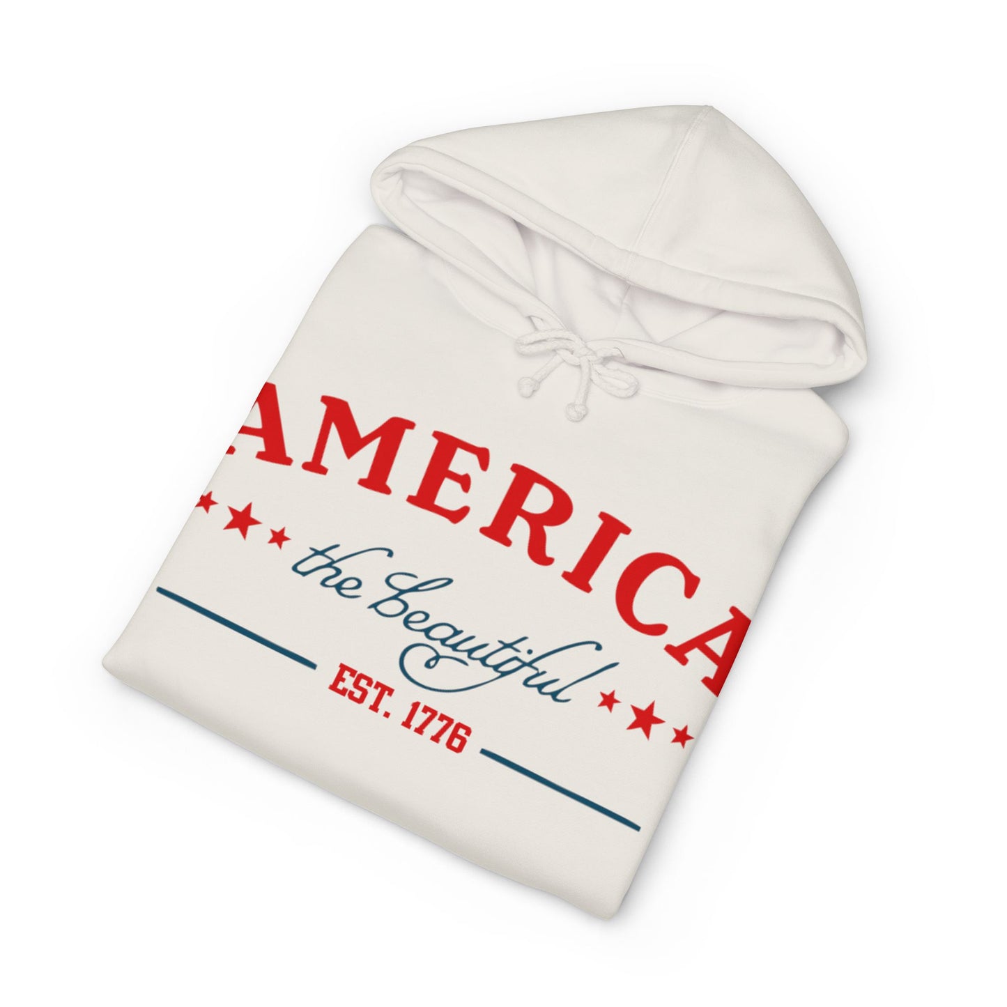 America The Beautiful Pullover Hoodie - Patriotic Sweatshirt