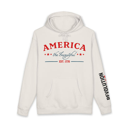 America The Beautiful Pullover Hoodie - Patriotic Sweatshirt