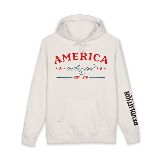 America The Beautiful Pullover Hoodie - Patriotic Sweatshirt