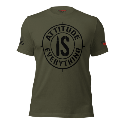 Attitude is Everything" Motivational T-Shirt - Patriotic Graphic Tee