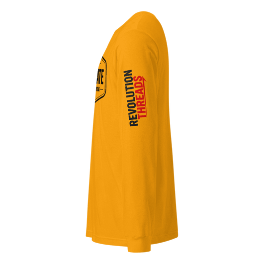 Blue Collar Degenerate Long Sleeve T-Shirt - "Dirty Hands Still Broke" Graphic Tee