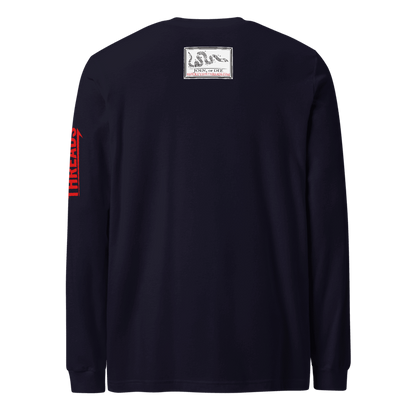 Born Tactical Long Sleeve T-Shirt - Distressed AR-15 Shield Graphic