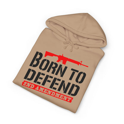 Born To Defend Pullover Hoodie - Second Amendment AR-15 Graphic Sweatshirt