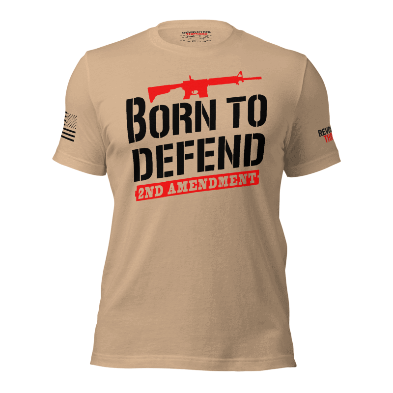 Born To Defend T-Shirt - Second Amendment AR-15 Graphic Tee