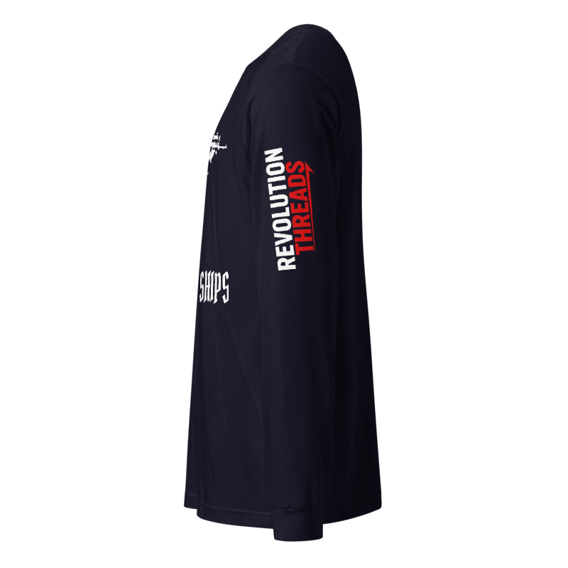 Burn The Ships Long Sleeve T-Shirt - No Retreat Tactical Operator Graphic