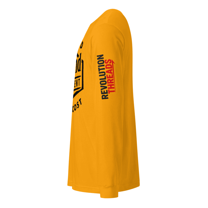 Defend The Second Long Sleeve T-Shirt - "Defend 2nd Amendment At All Cost" Graphic