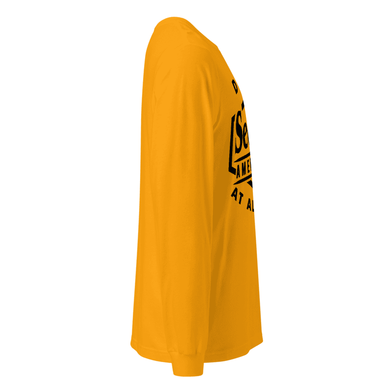 Defend The Second Long Sleeve T-Shirt - "Defend 2nd Amendment At All Cost" Graphic