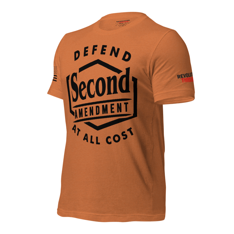 Defend The Second T-Shirt - "Defend 2nd Amendment at All Cost" Graphic Tee