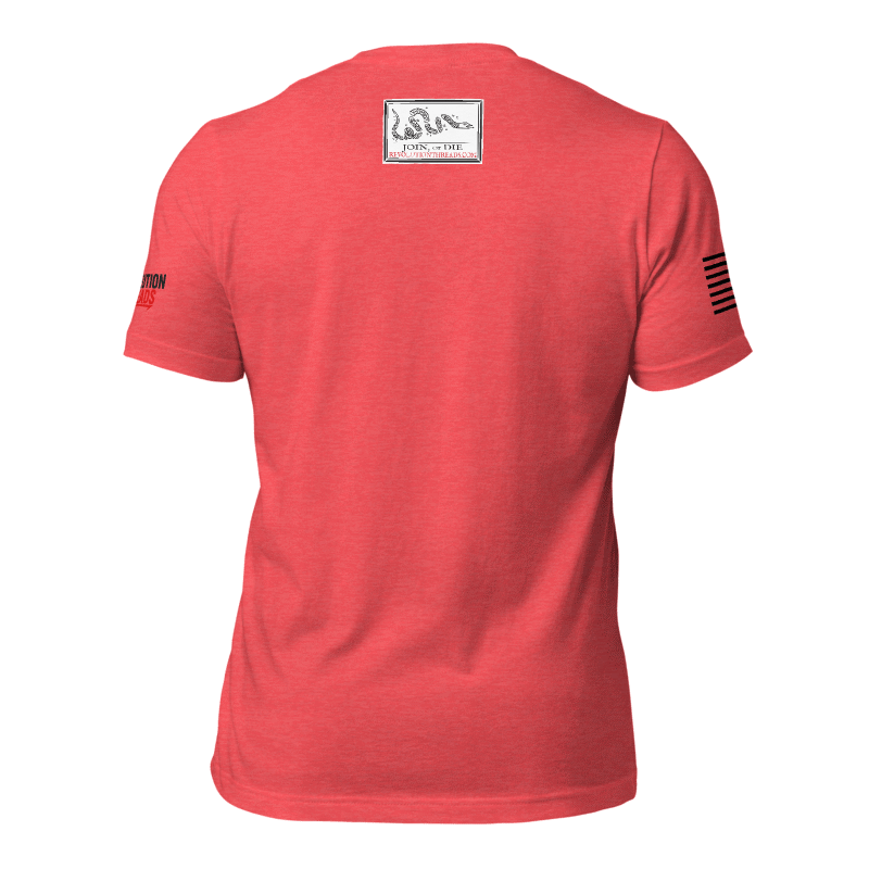 Demand Freedom T-Shirt - Patriotic Flag & Bold Text Graphic Tee