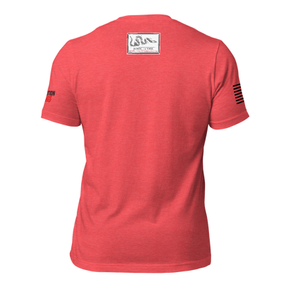 Demand Freedom T-Shirt - Patriotic Flag & Bold Text Graphic Tee