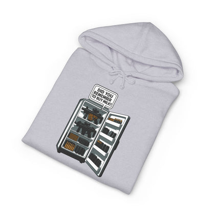 Don't Forget The Milk" Pullover Hoodie - Funny Gun Safe Graphic Sweatshirt