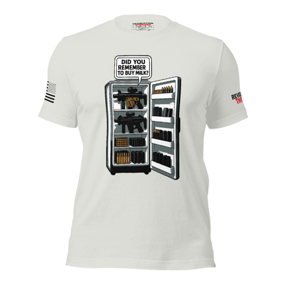 Don't Forget The Milk T-Shirt - Funny Gun Safe Ammo Graphic Tee