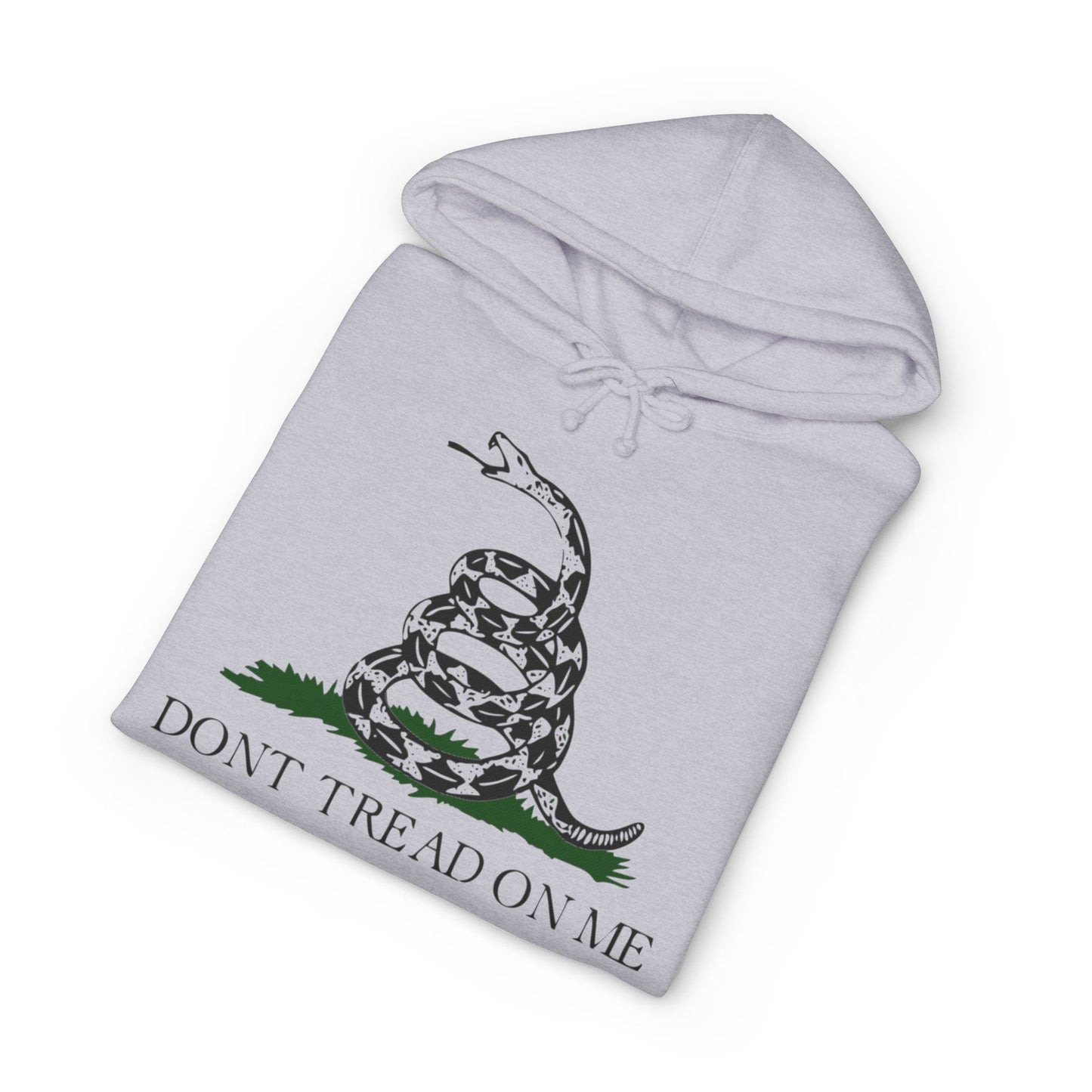 Don't Tread On Me Pullover Hoodie - Gadsden Flag Rattlesnake Sweatshirt