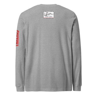 Don't Tread On Me Long Sleeve T-Shirt - Gadsden Flag Rattlesnake Graphic