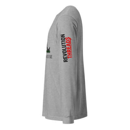 Don't Tread On Me Long Sleeve T-Shirt - Gadsden Flag Rattlesnake Graphic