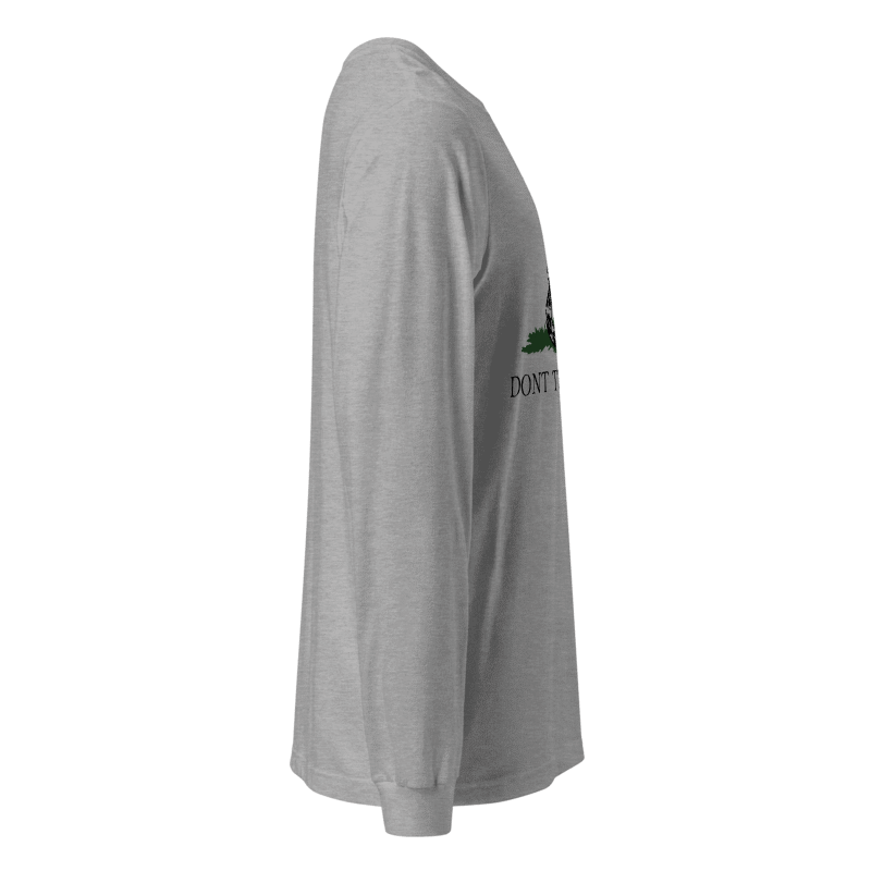 Don't Tread On Me Long Sleeve T-Shirt - Gadsden Flag Rattlesnake Graphic