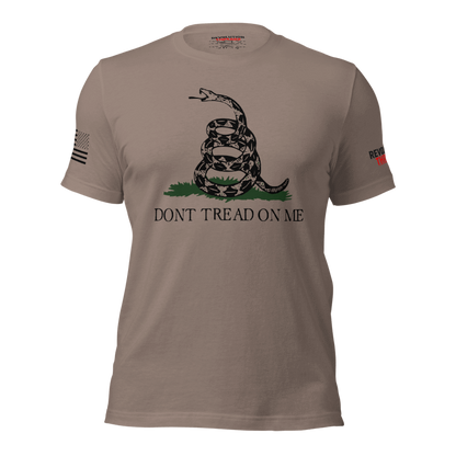 Don't Tread On Me T-Shirt - Gadsden Flag Rattlesnake Graphic Tee