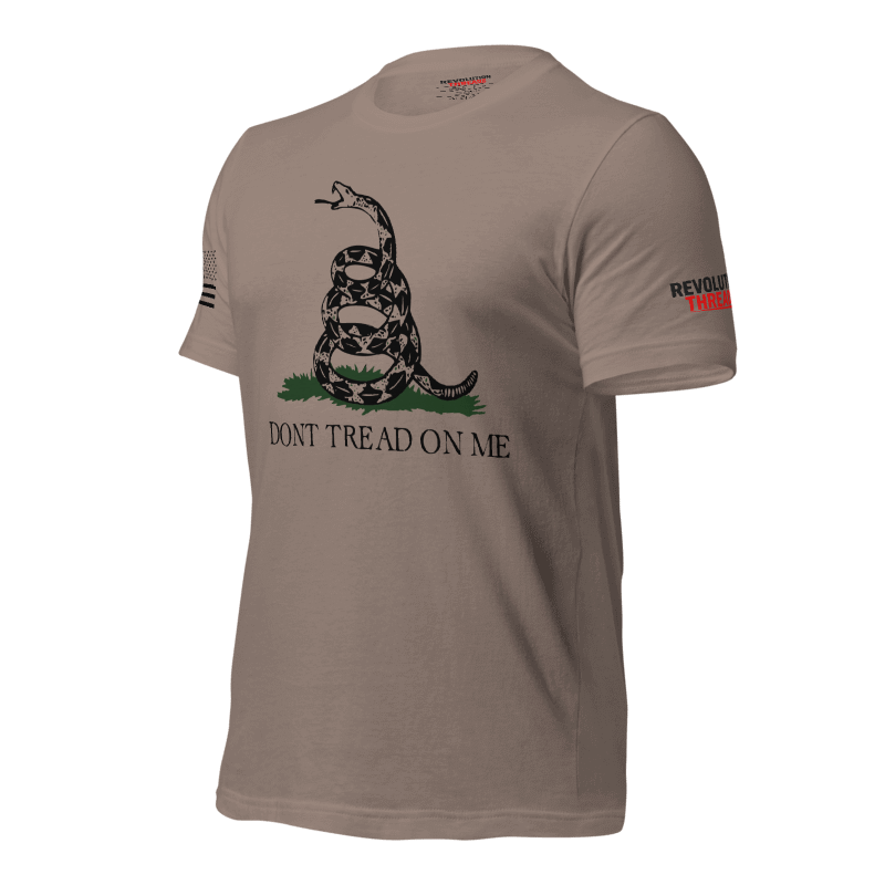 Don't Tread On Me T-Shirt - Gadsden Flag Rattlesnake Graphic Tee