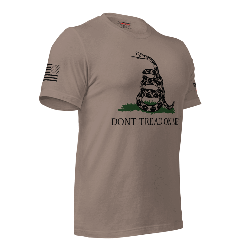 Don't Tread On Me T-Shirt - Gadsden Flag Rattlesnake Graphic Tee