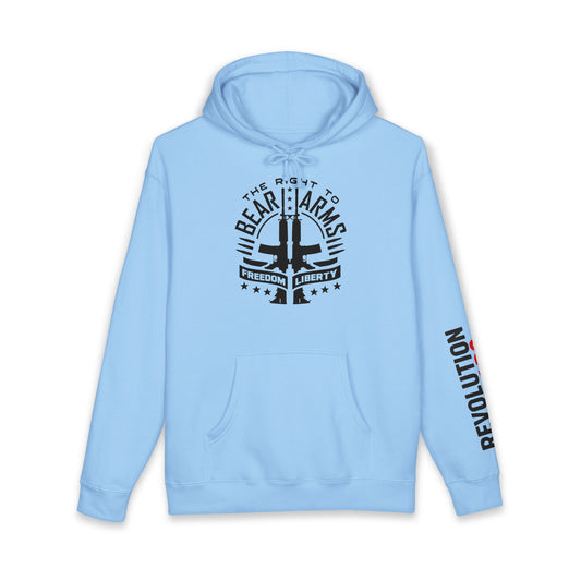 The Right To Bear Arms Pullover Hoodie - Second Amendment Crossed Rifles Sweatshirt