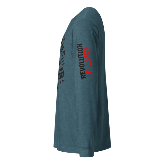 The Right To Bear Arms Long Sleeve T-Shirt - Crossed Rifles 2A Graphic Tee